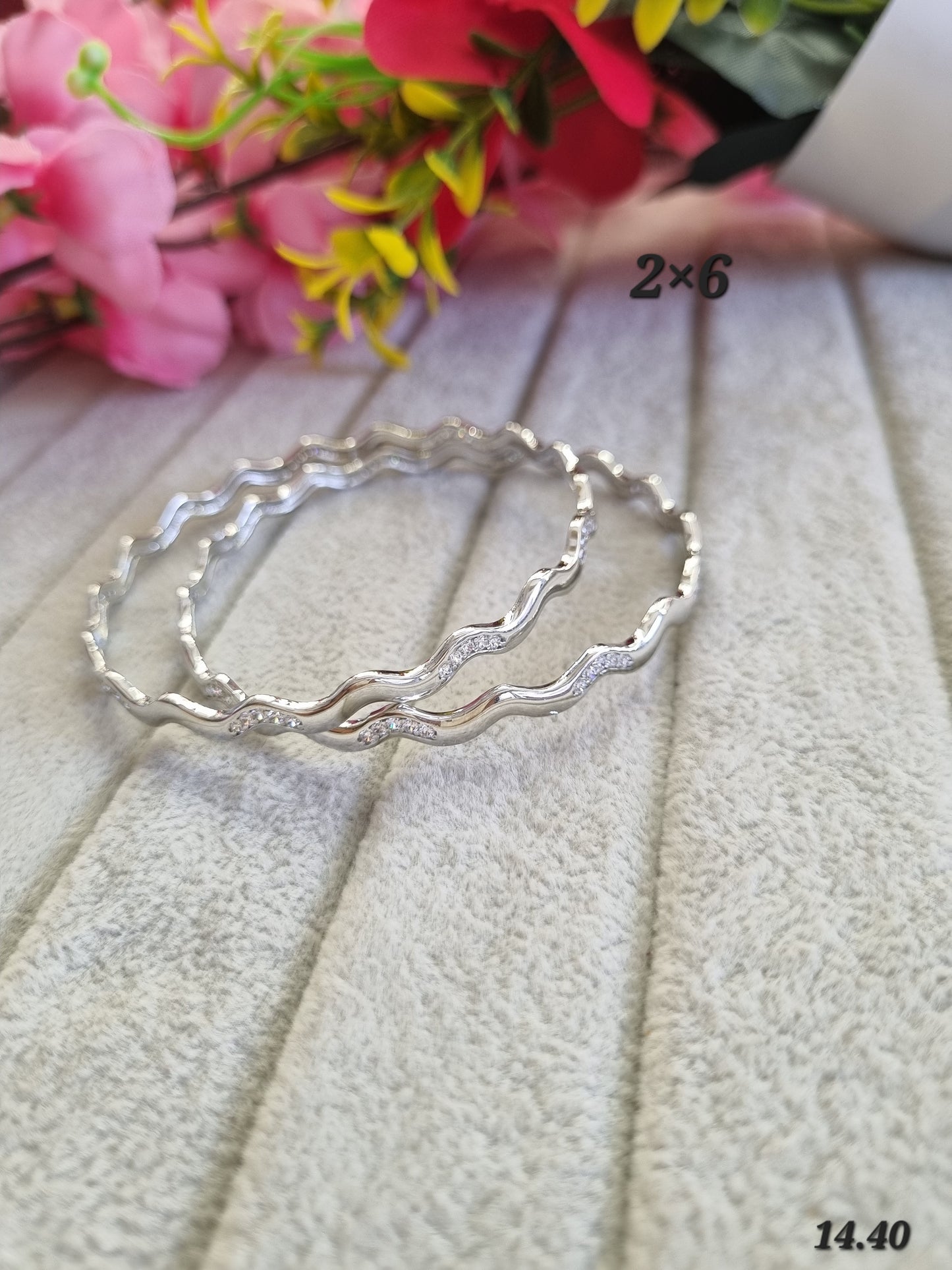 Premium silver daily wear bangles