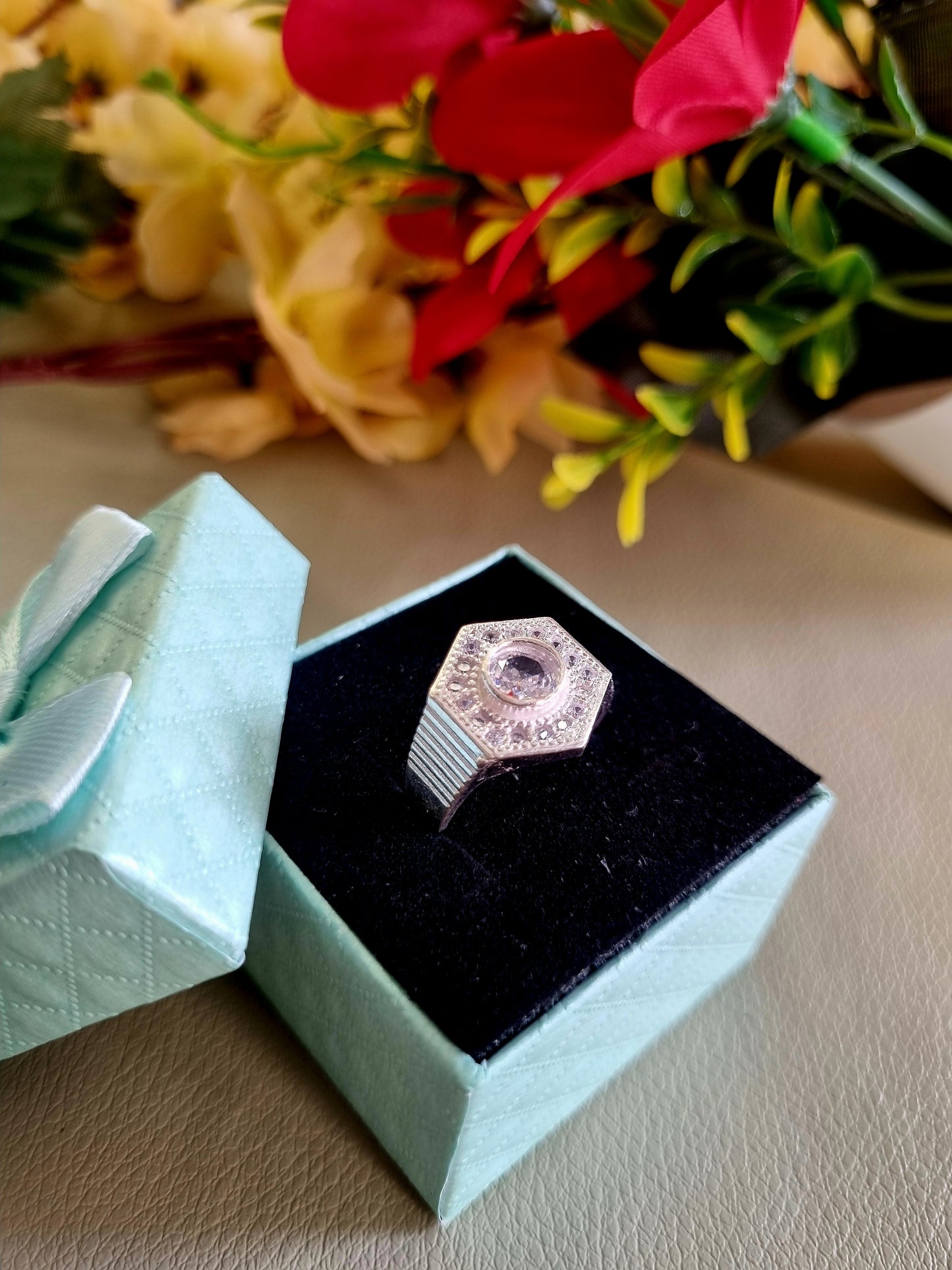 Sliver men's ring
