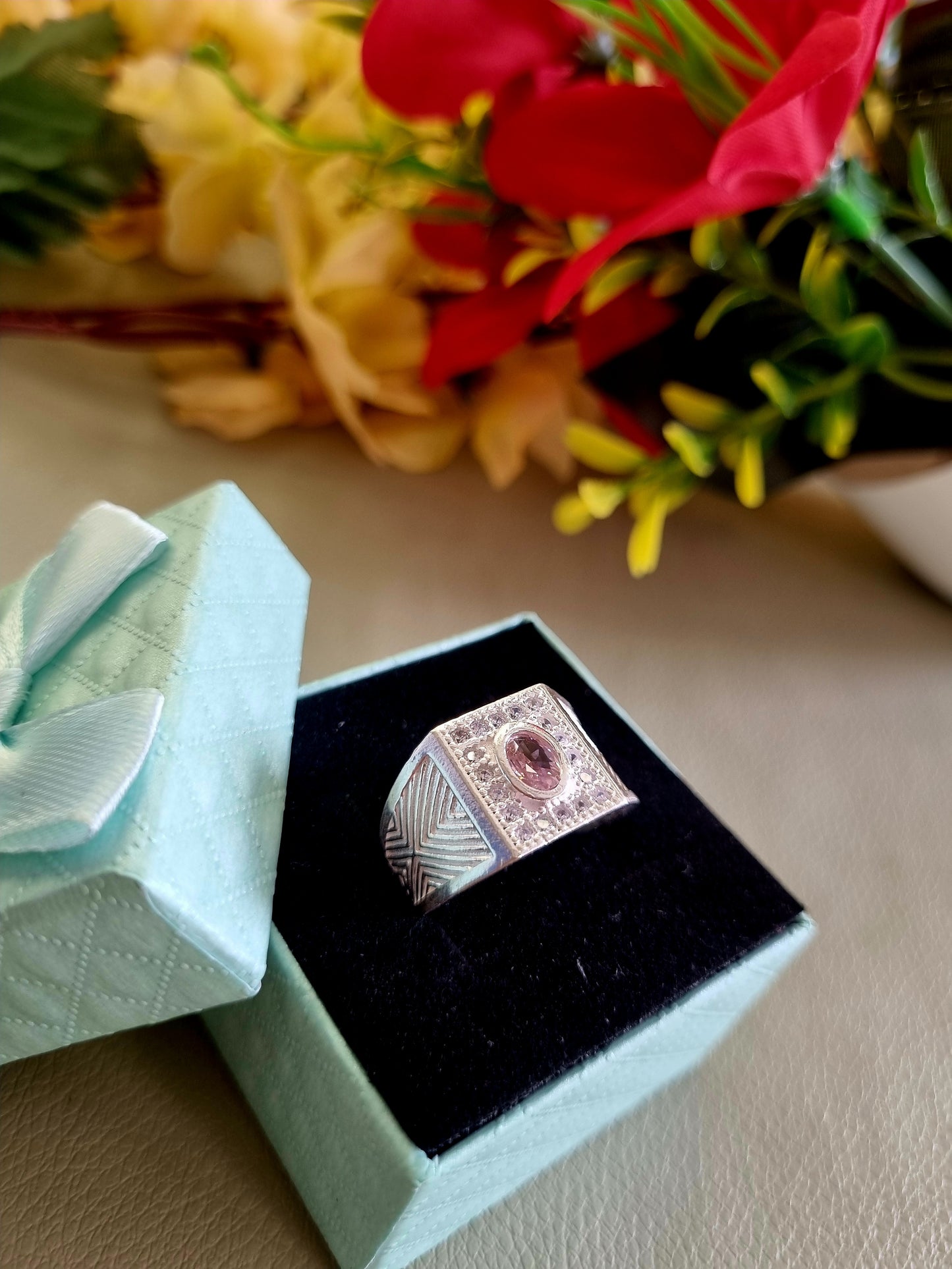 Sliver men's ring
