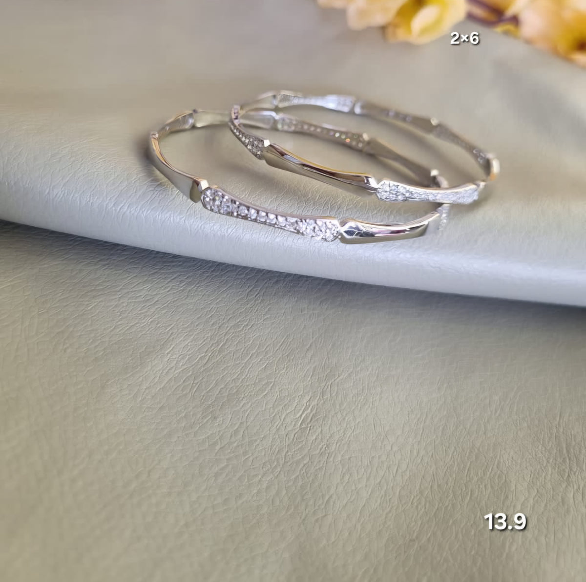 Silver bangles