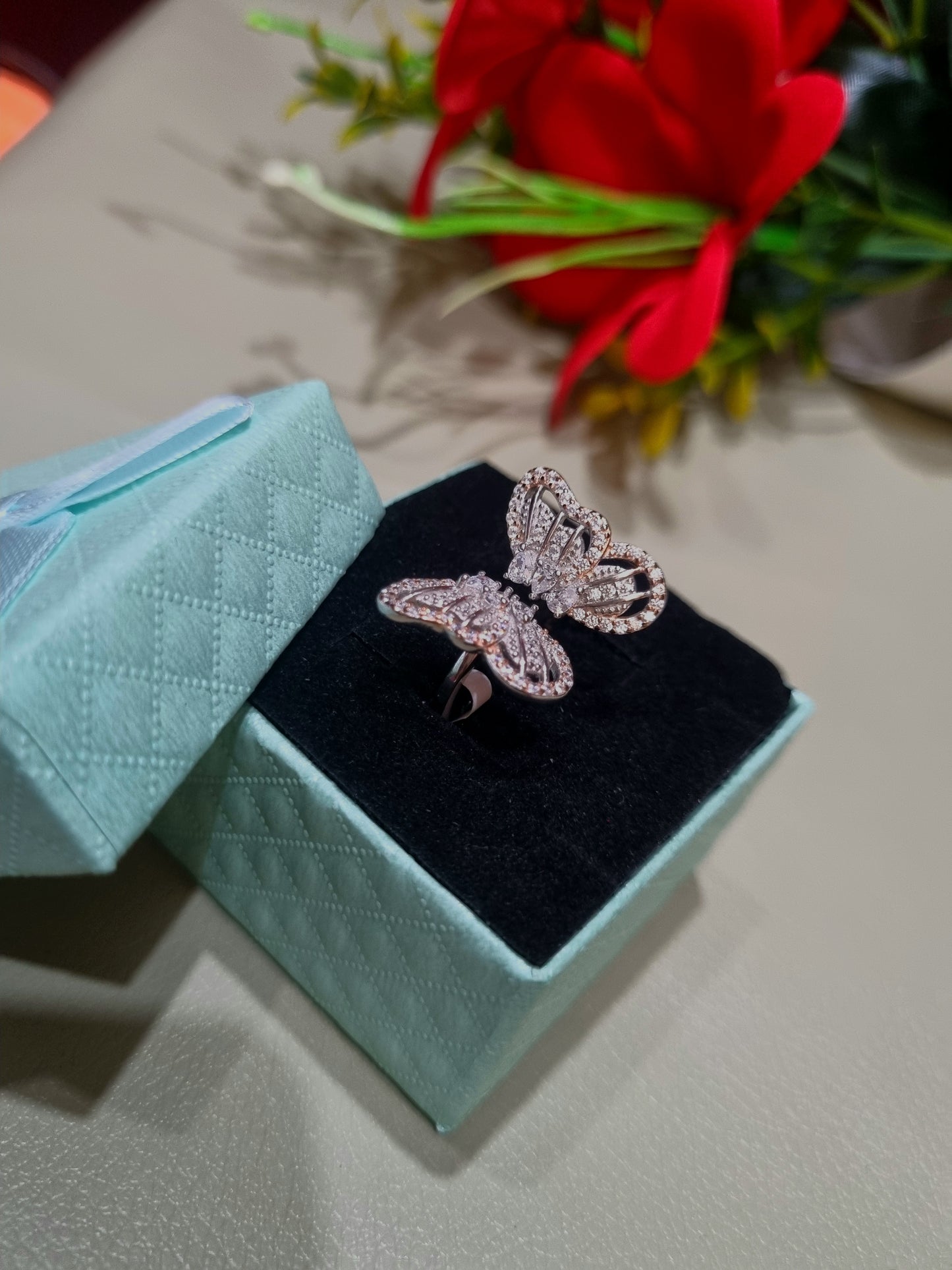 92.5 pure Silver Ladies ring