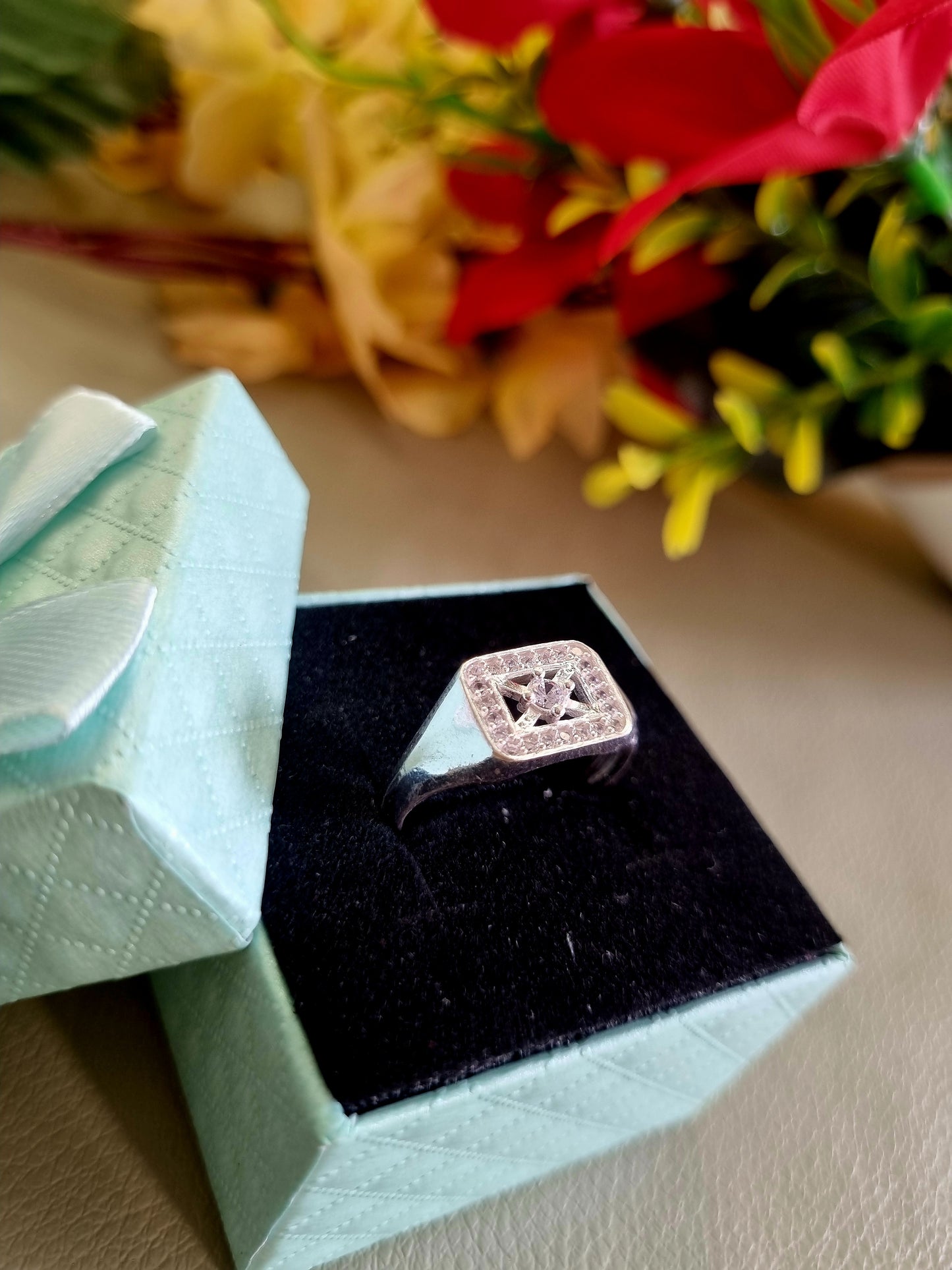 Sliver men's ring