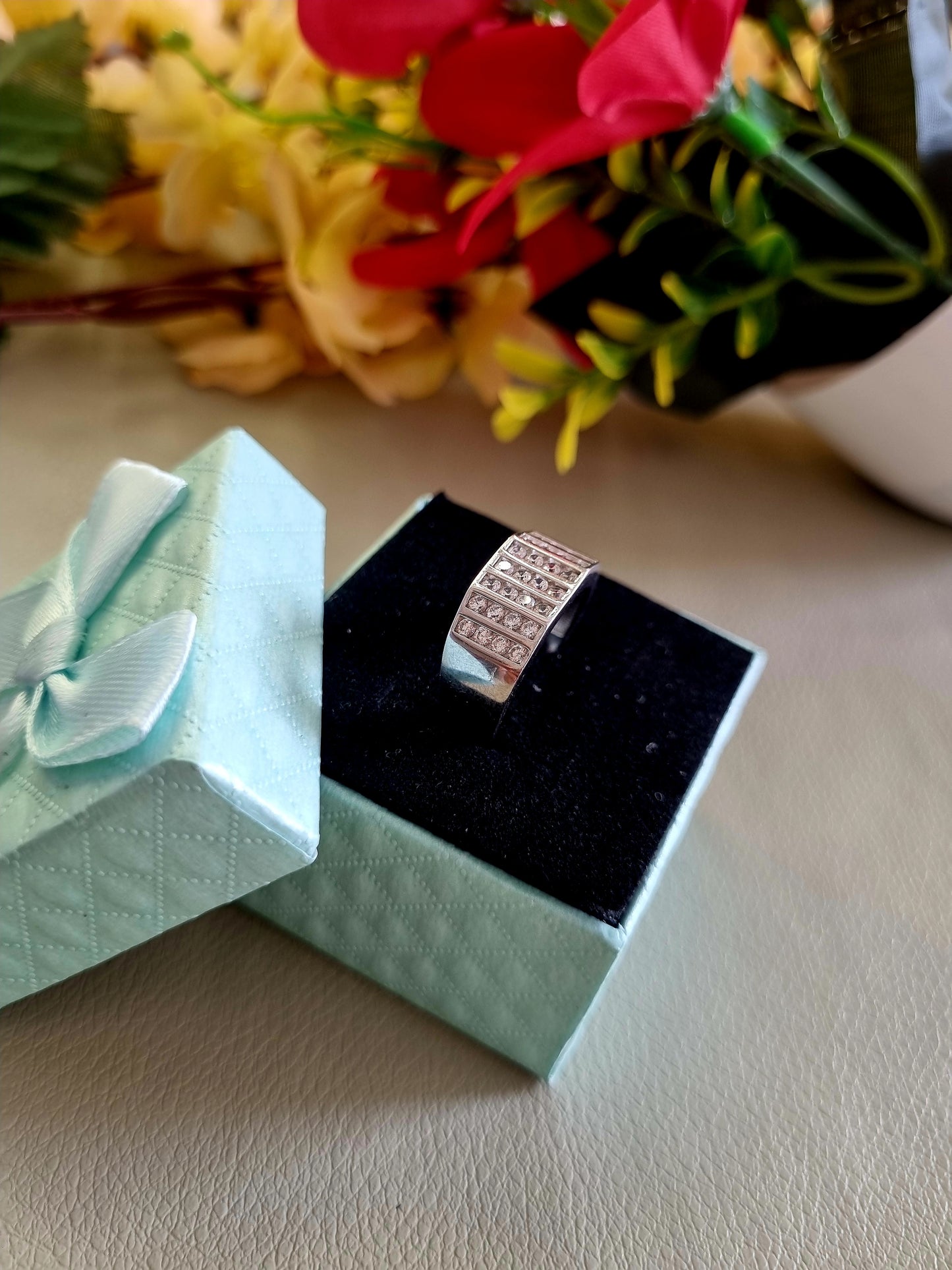 Sliver men's ring