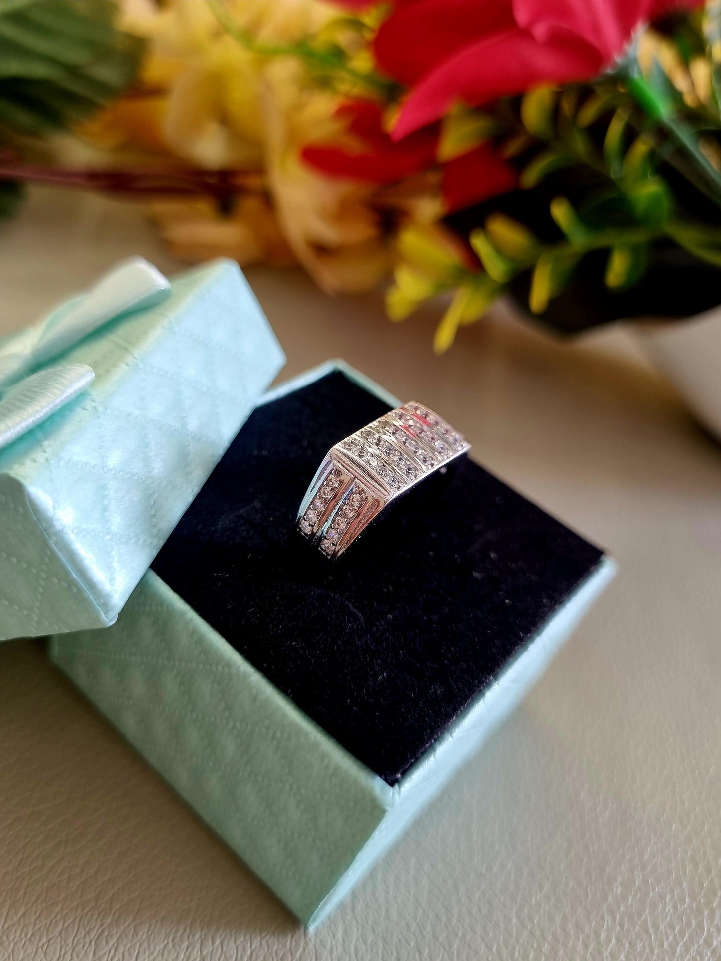Sliver men's ring