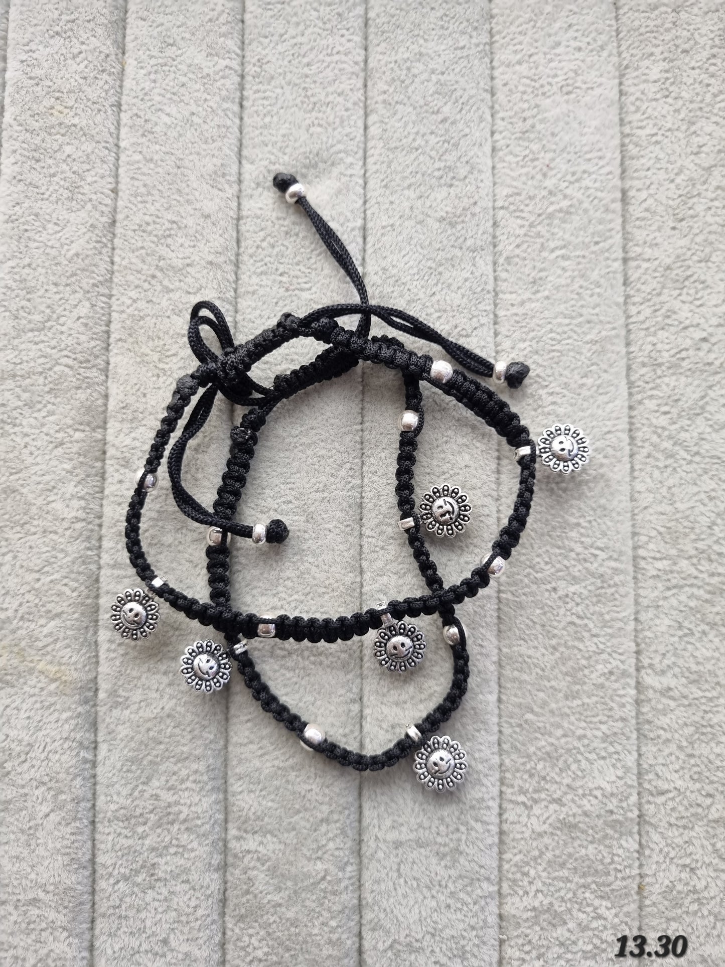 Premium silver dhaga payal