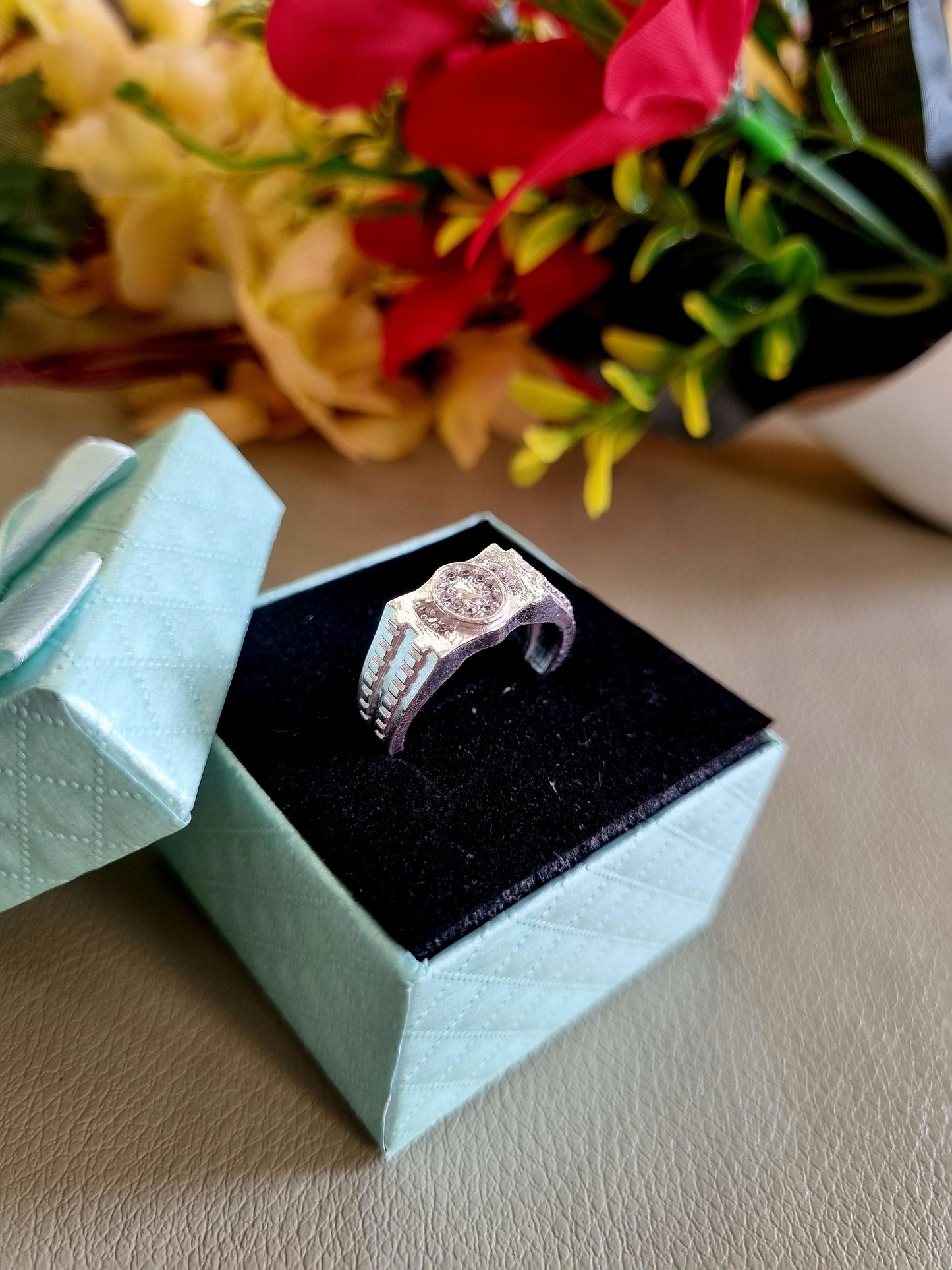 Sliver men's ring