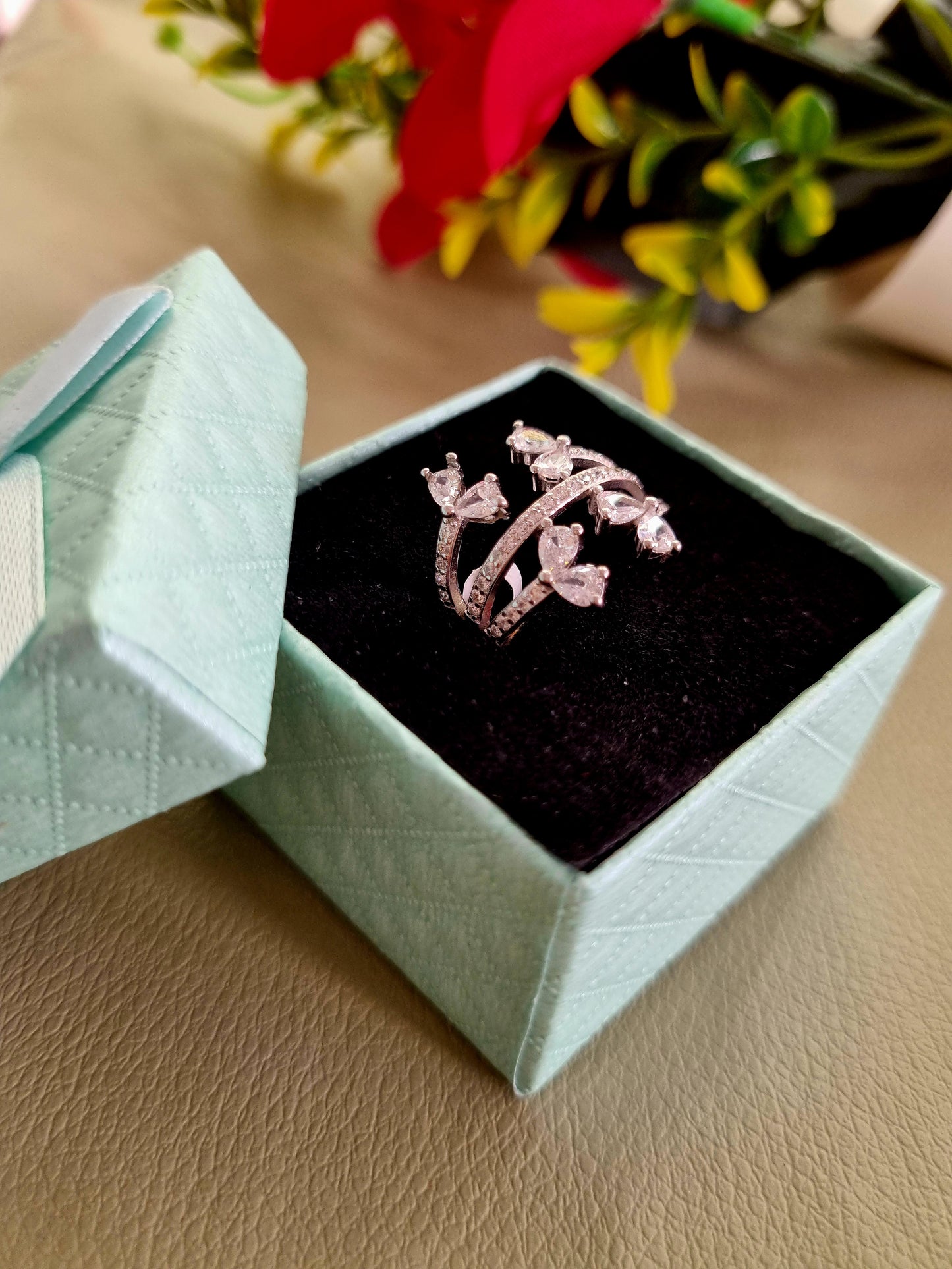 92.5 pure Silver Ladies ring