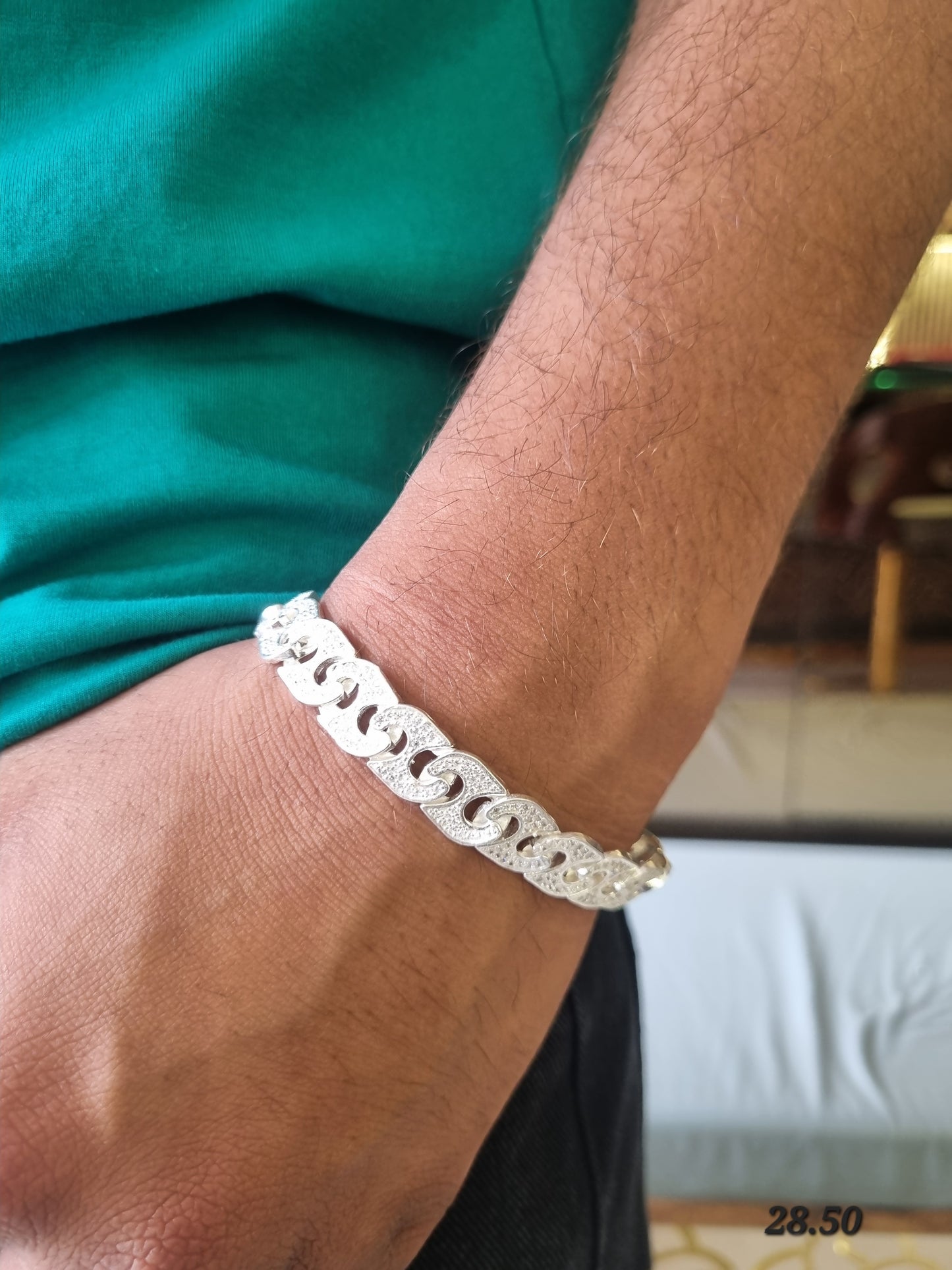 Sliver men's bracelet