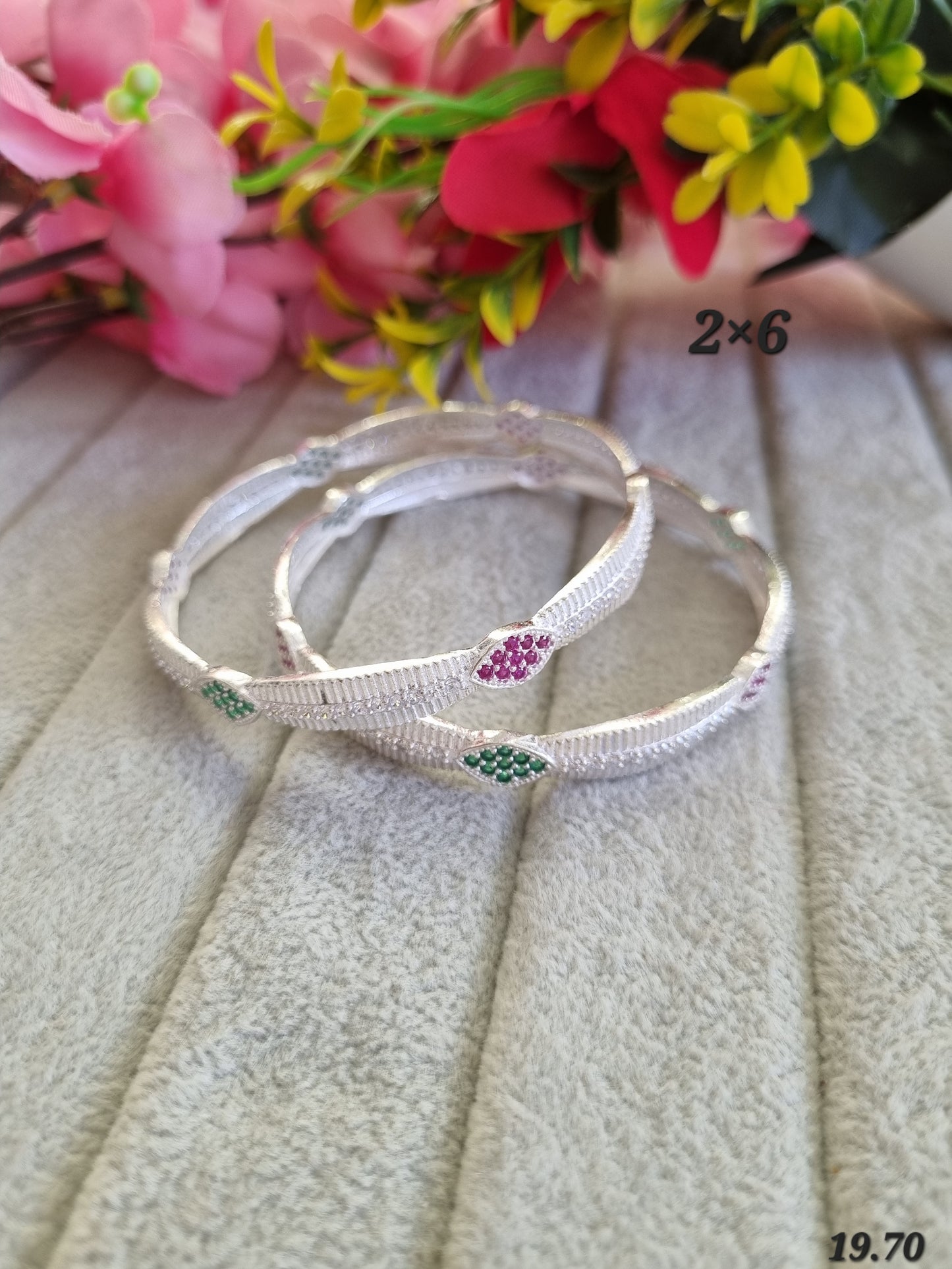 Premium silver daily wear bangles