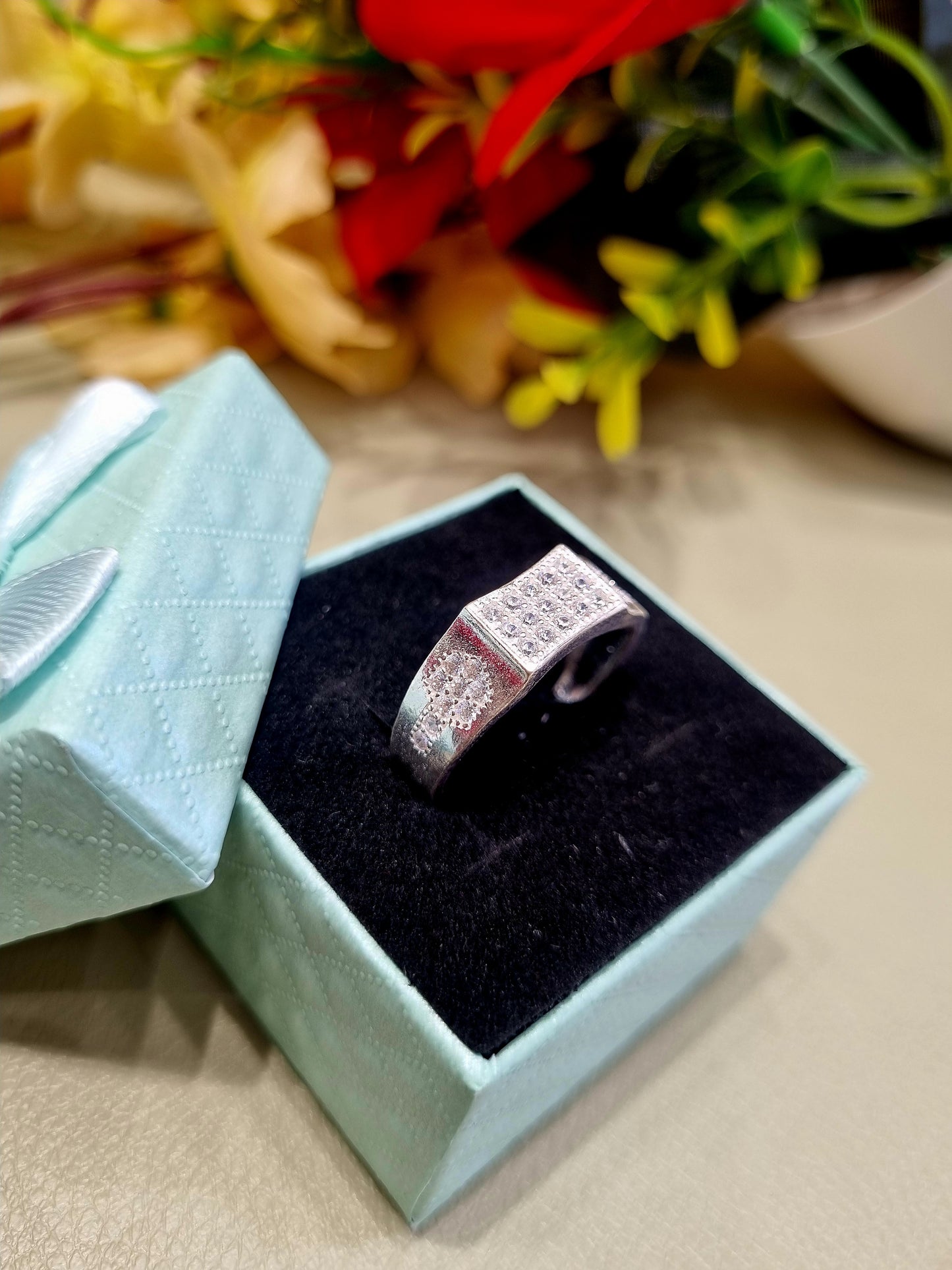 Sliver men's ring