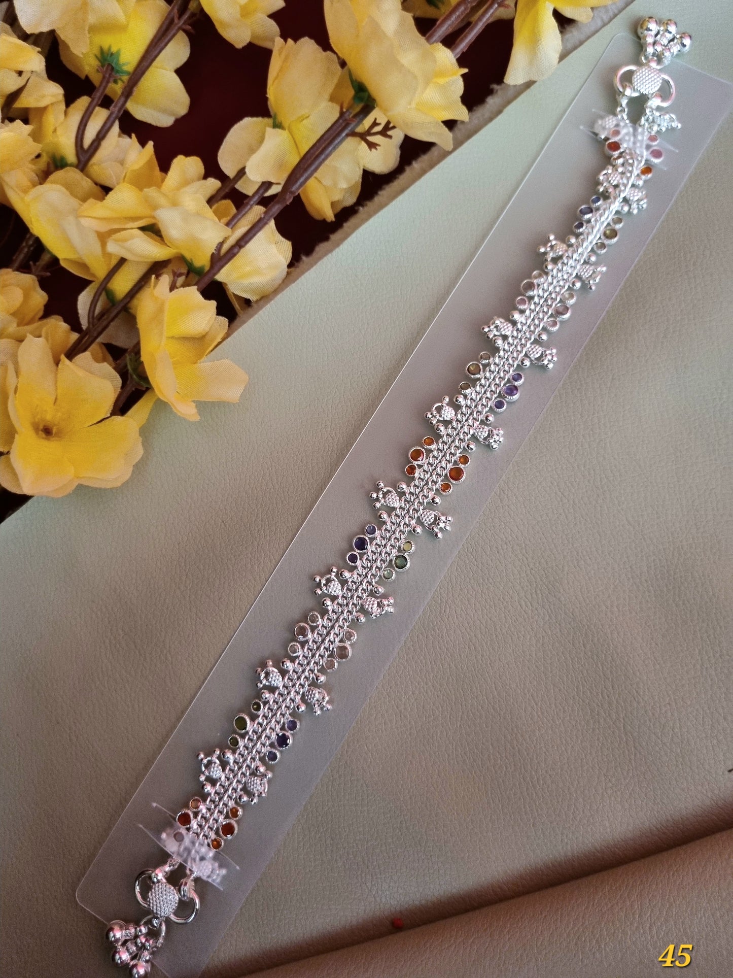 Silver payal