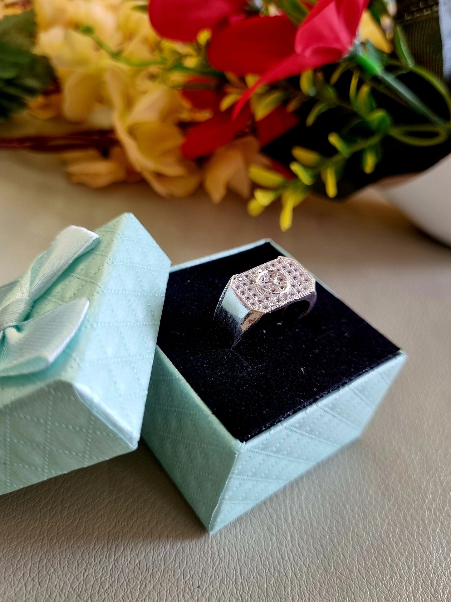 Sliver men's ring