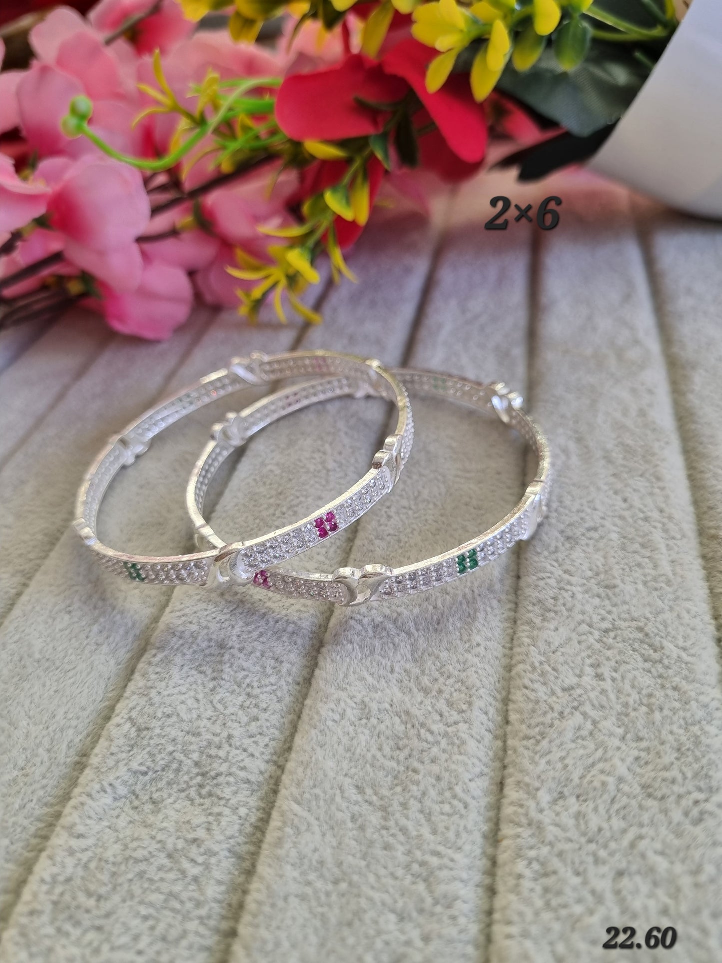 Premium silver daily wear bangles