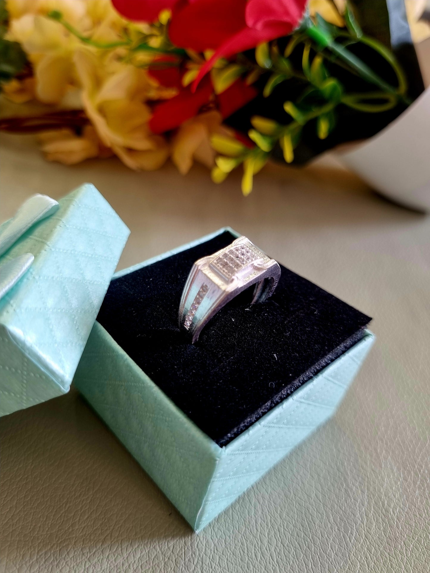 Sliver men's ring