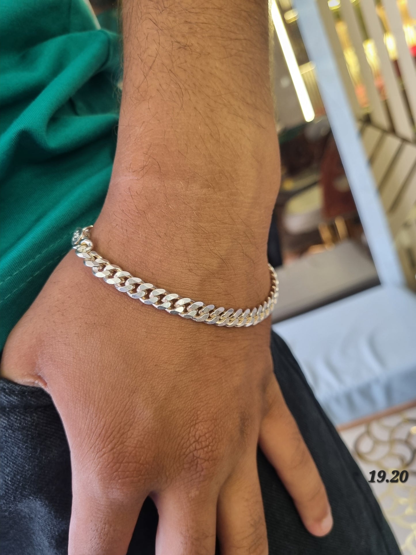Sliver men's bracelet