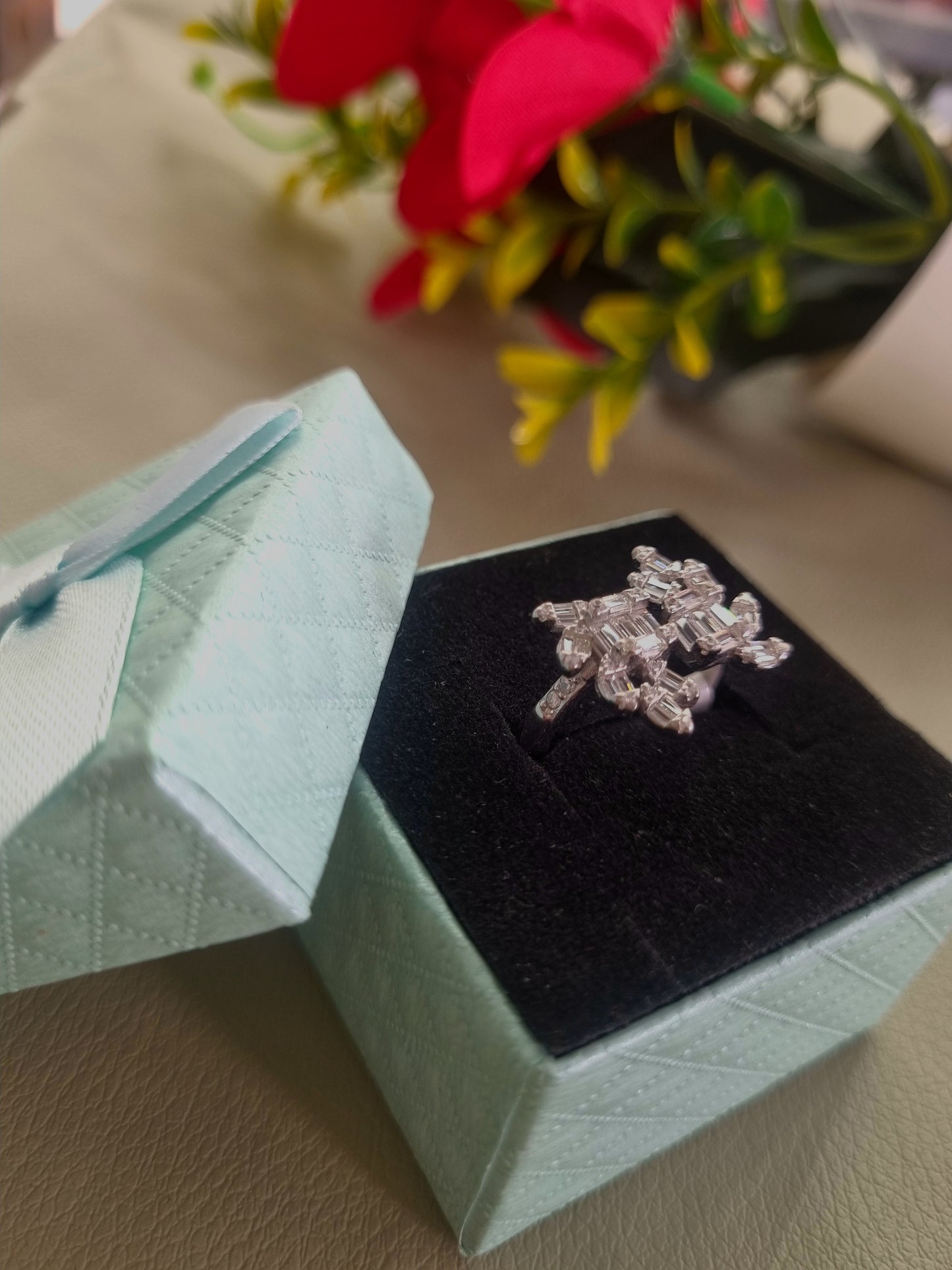 92.5 pure Silver Ladies ring