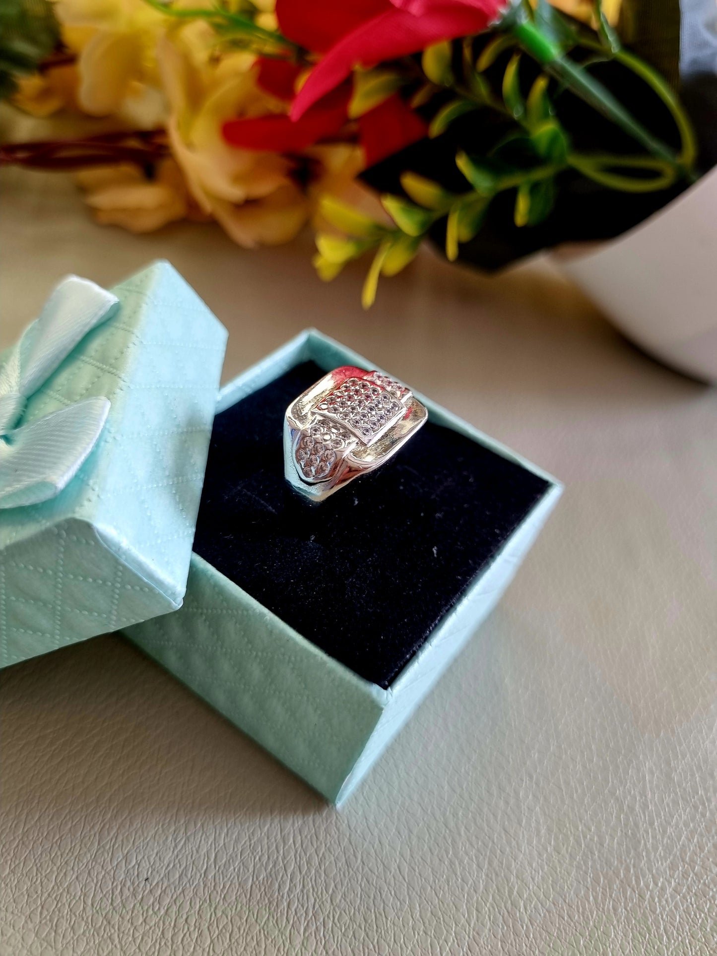 Sliver men's ring