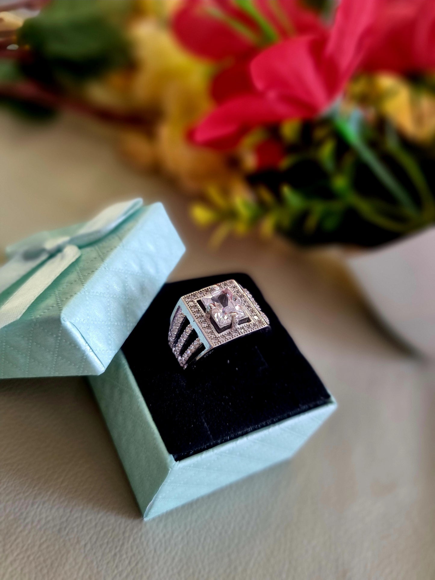 Sliver men's ring