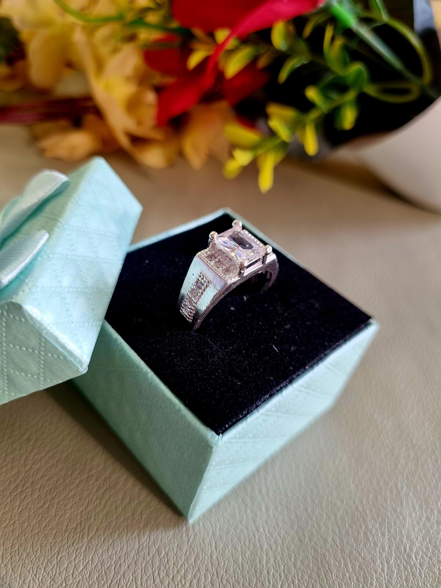 Sliver men's ring