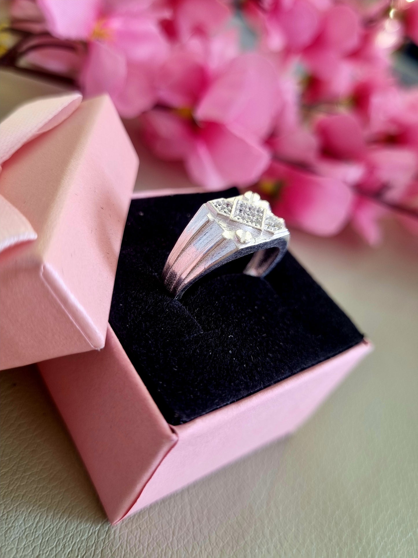 Sliver men's ring