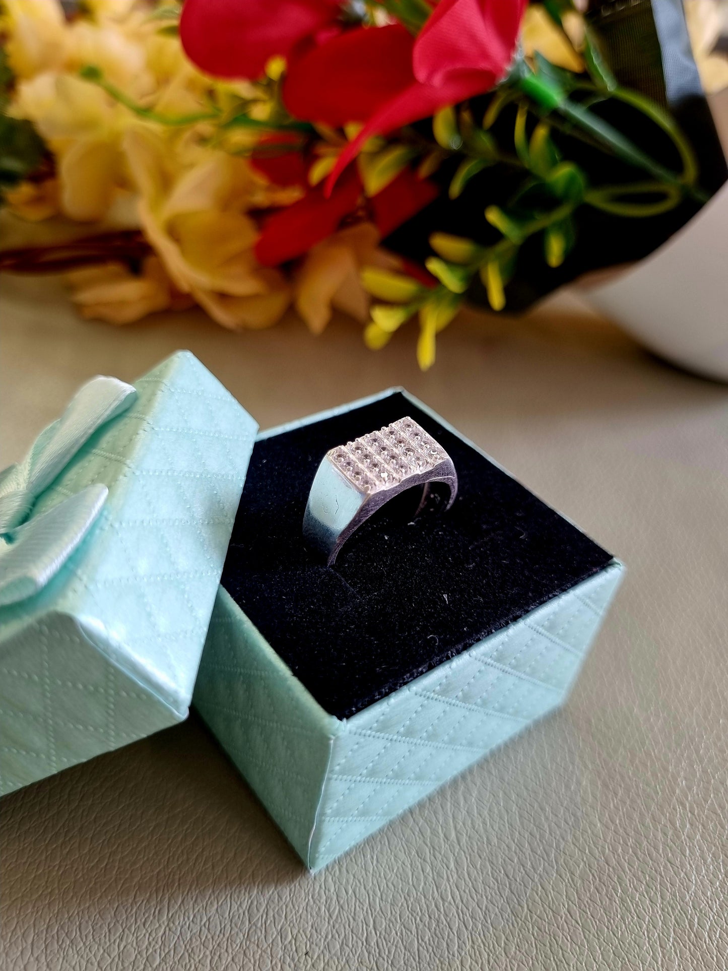 Sliver men's ring