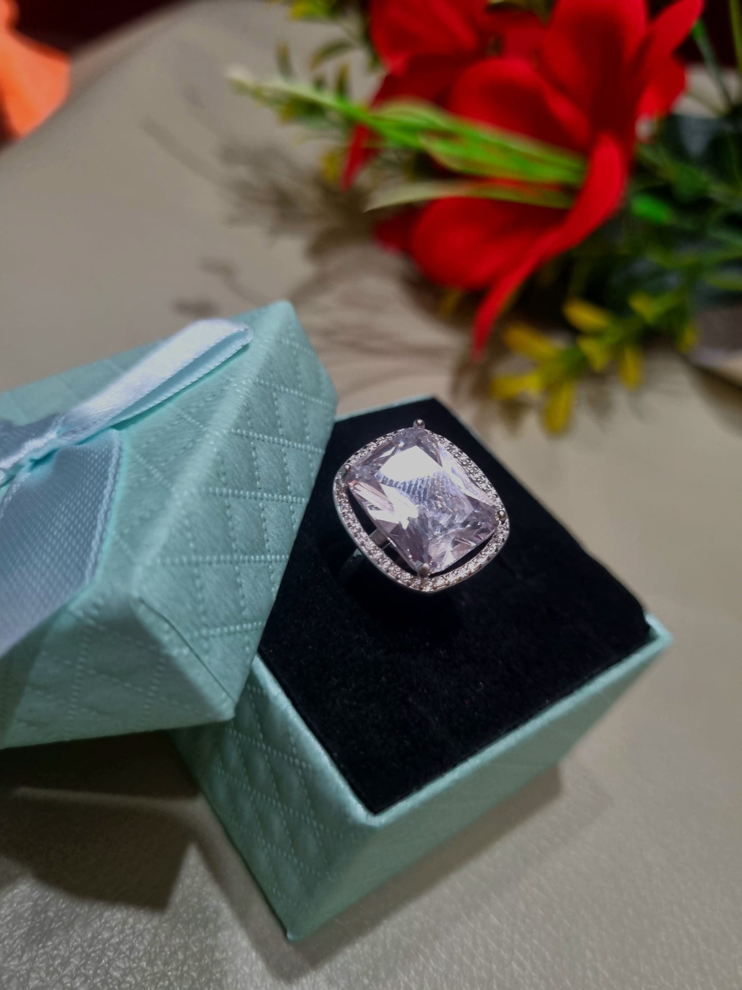 92.5 pure Silver Ladies ring