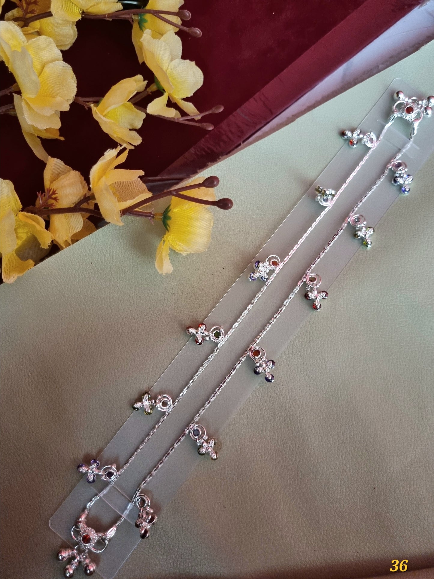 Sliver payal