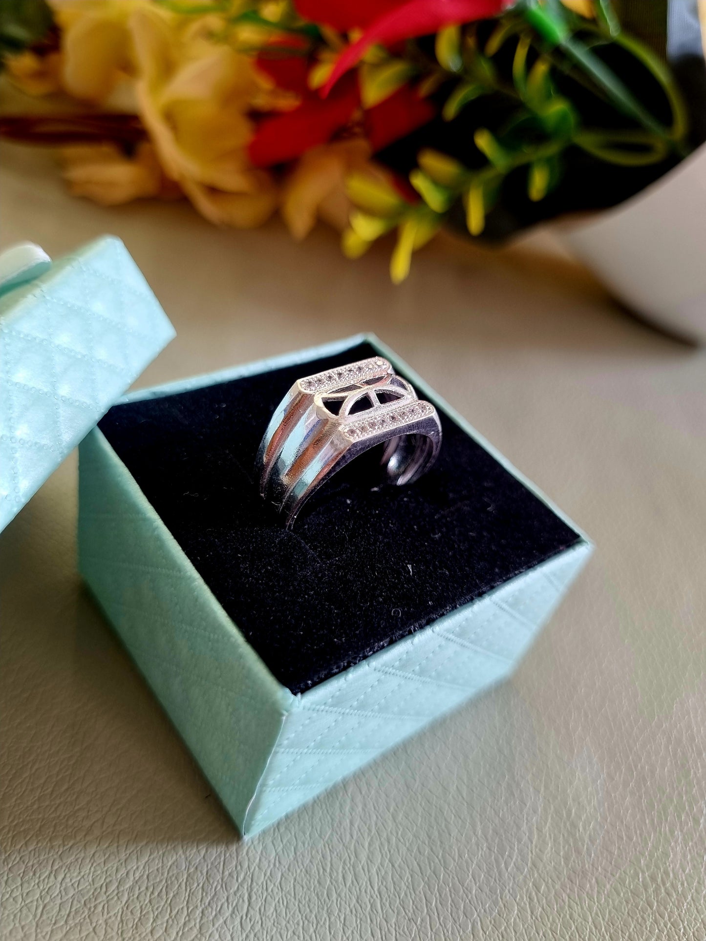 Sliver men's ring