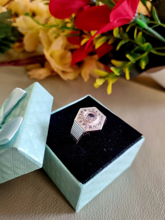 Sliver men's ring