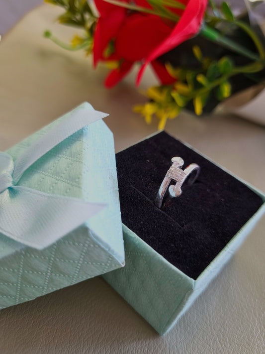 Silver Ladies ring