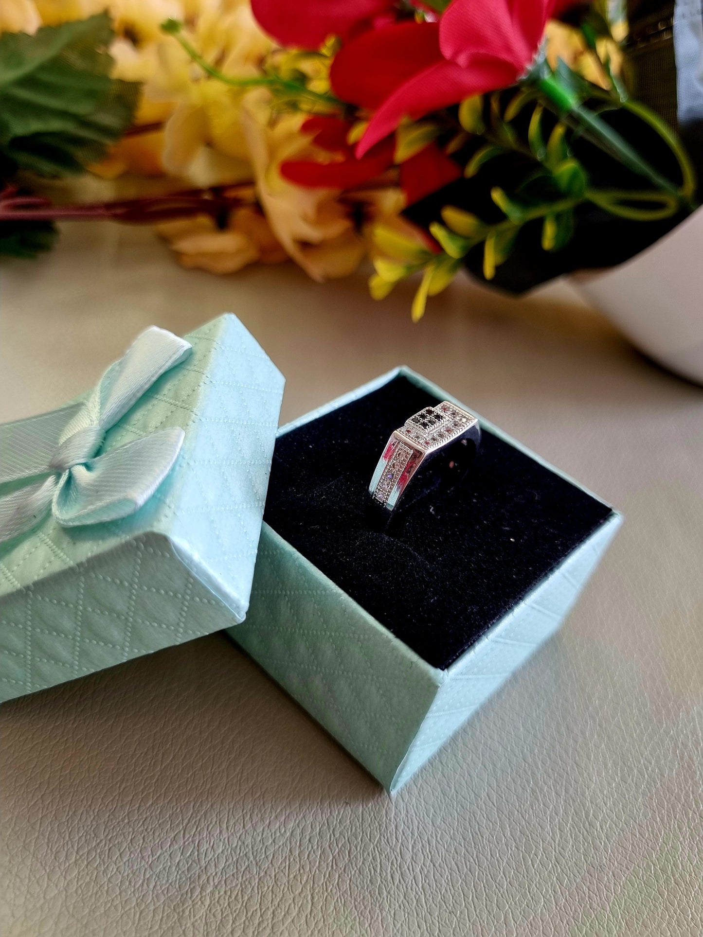 Sliver men's ring