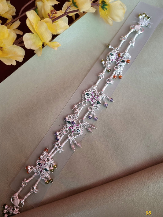Sliver payal