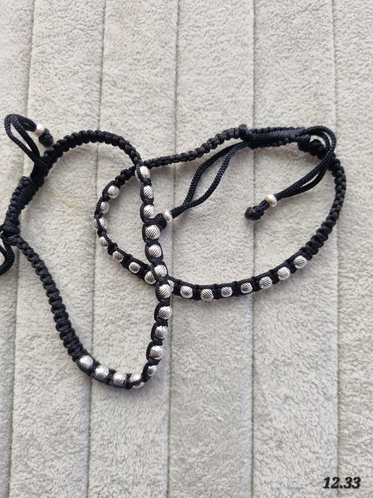 Premium silver dhaga payal