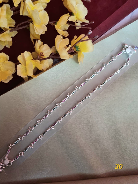Sliver payal