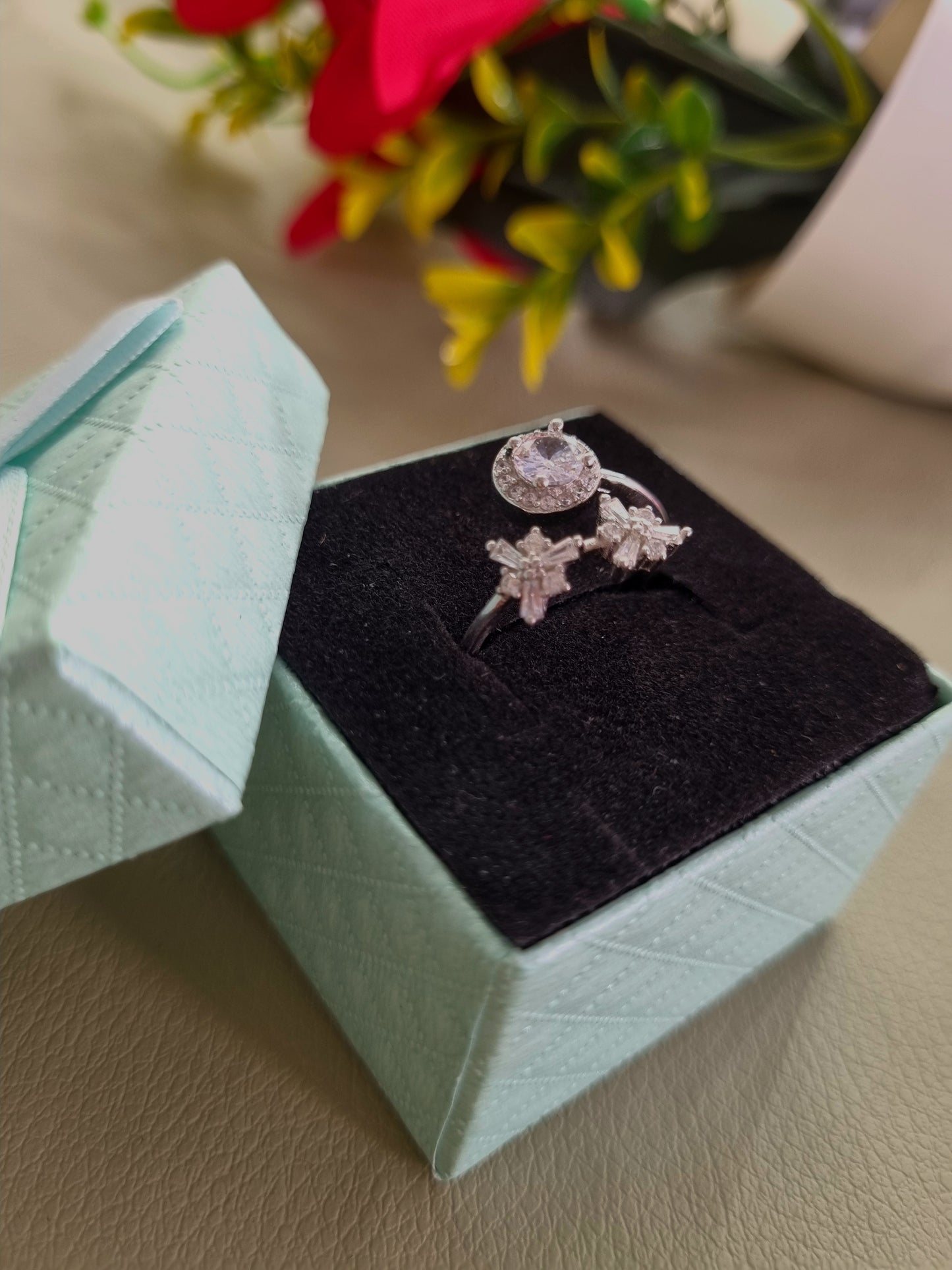 92.5 pure Silver Ladies ring