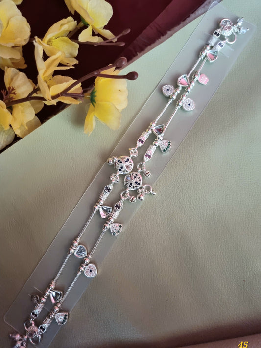 Sliver payal