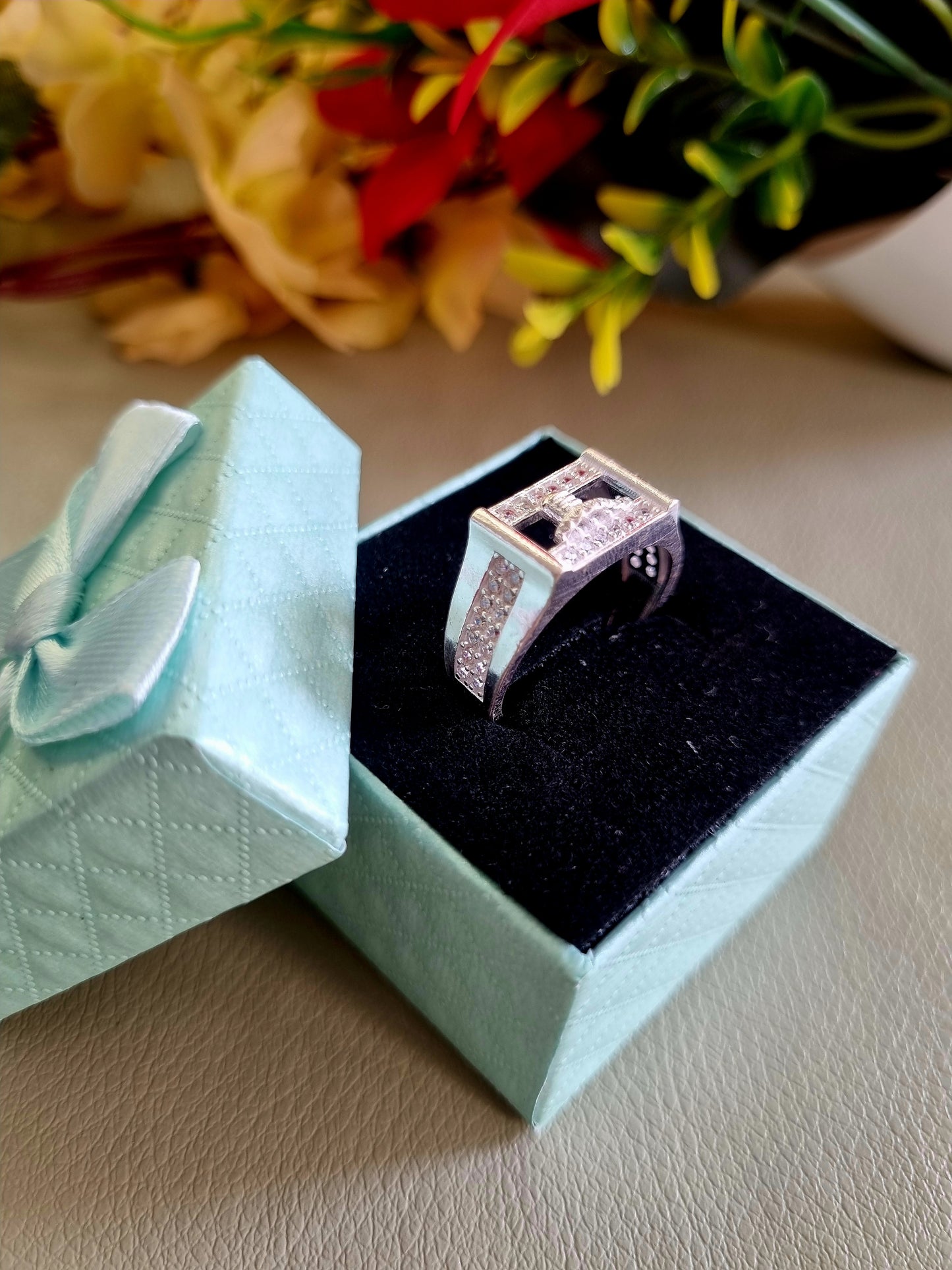 Sliver men's ring