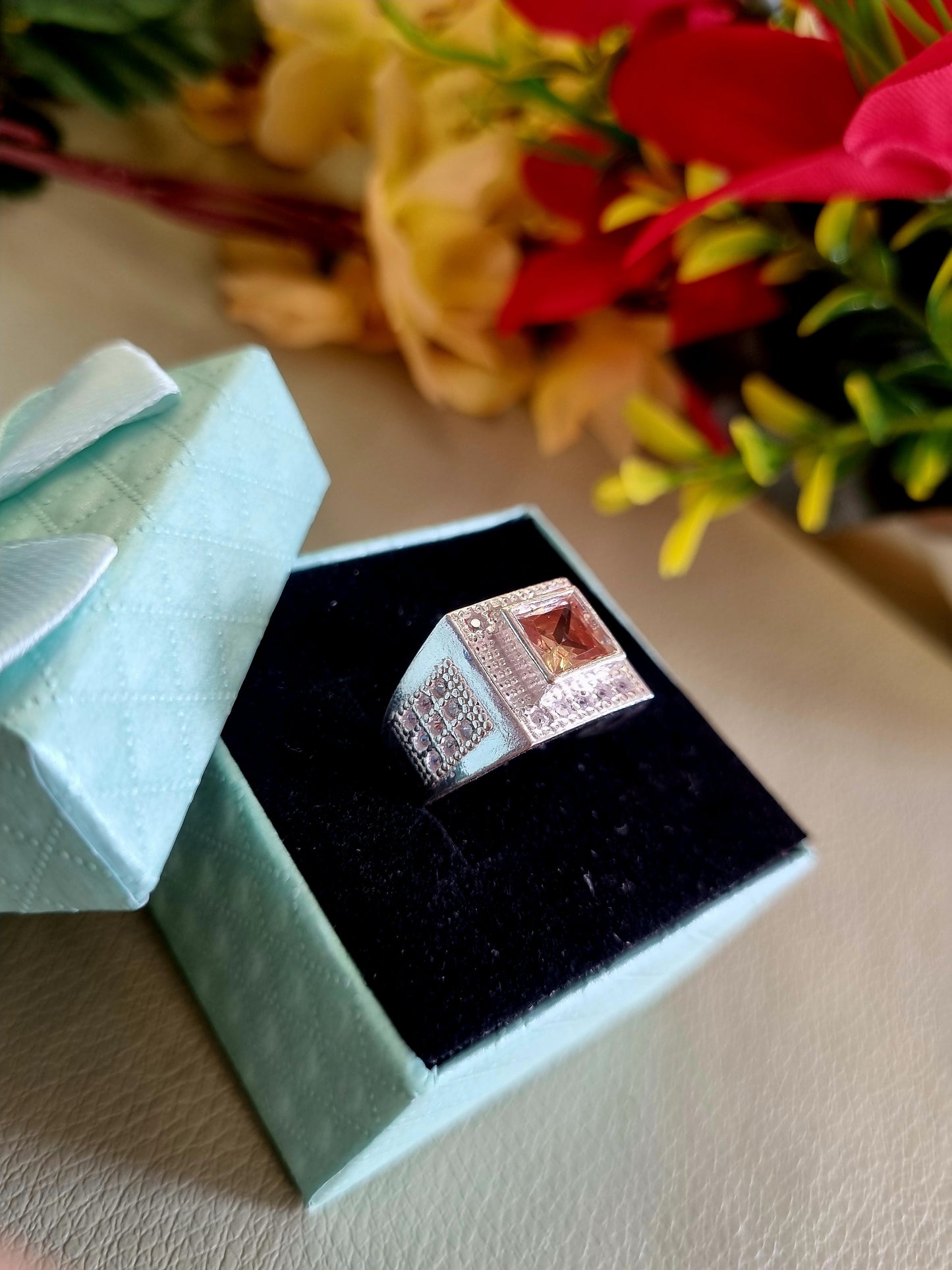 Sliver men's ring