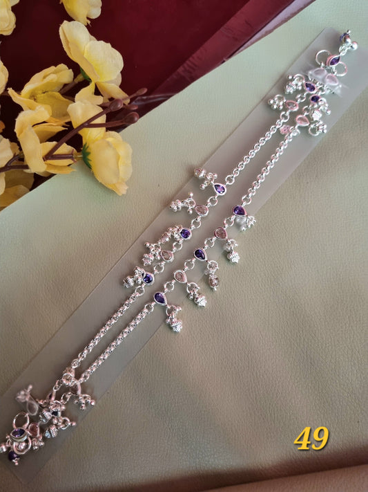 Sliver payal