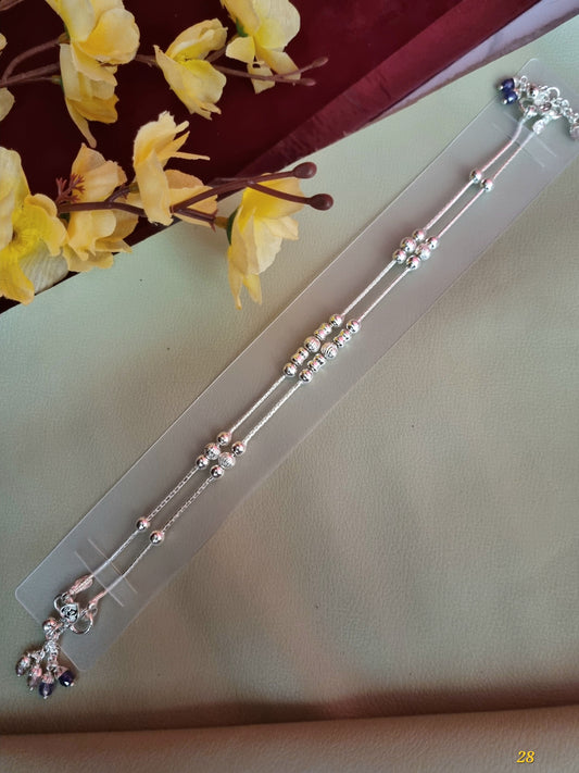 Sliver payal