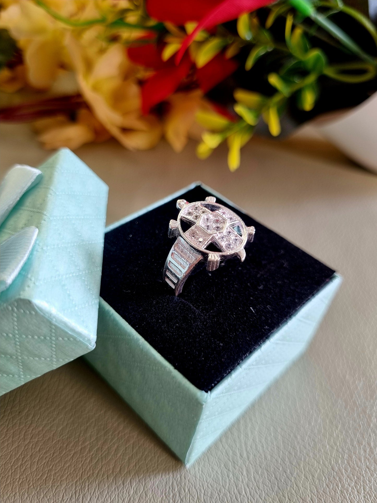 Sliver men's ring