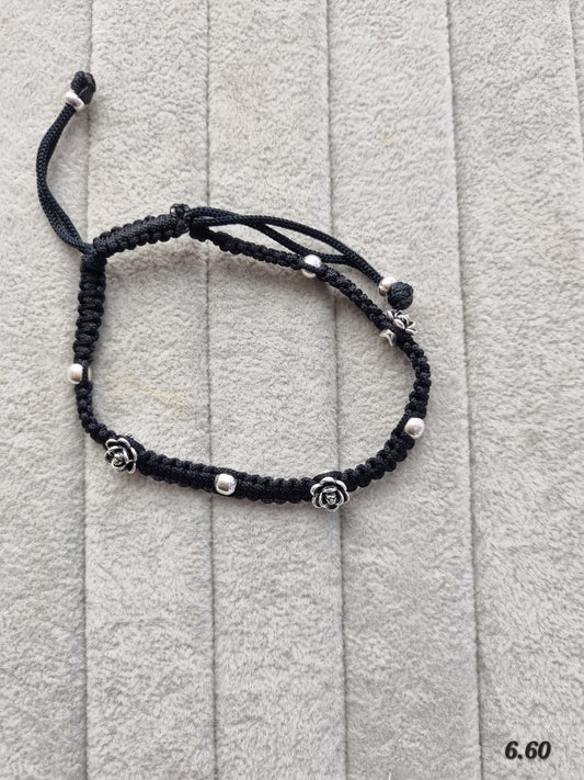 Premium silver dhaga payal