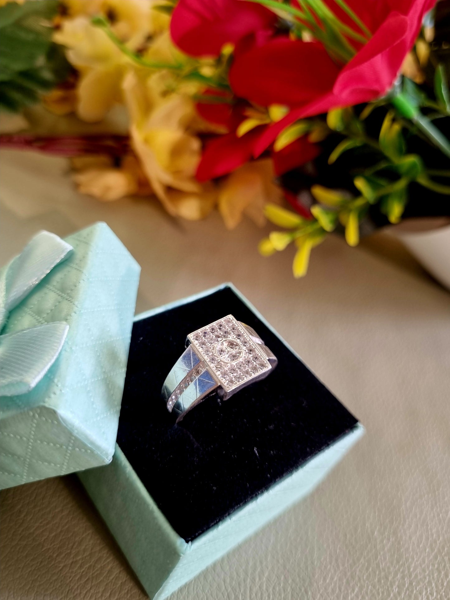 Sliver men's ring