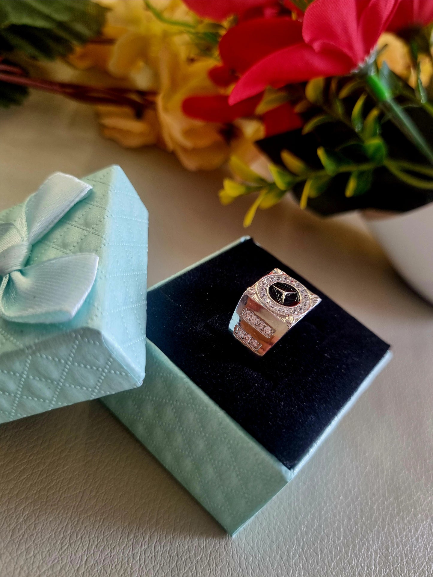 Sliver men's ring