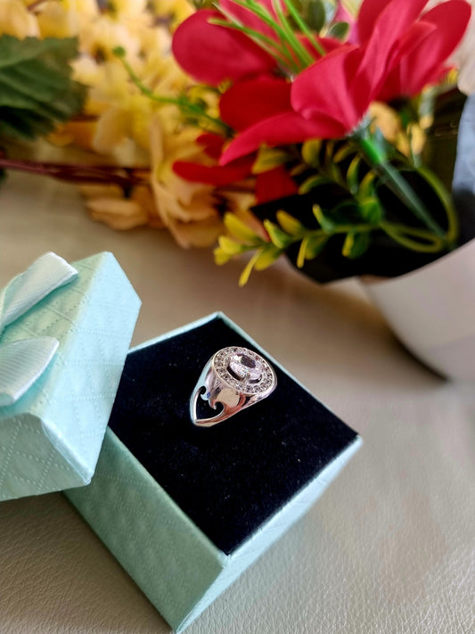Sliver men's ring