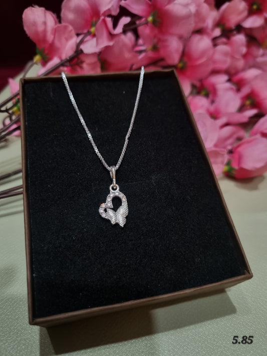 Sliver chain pendant