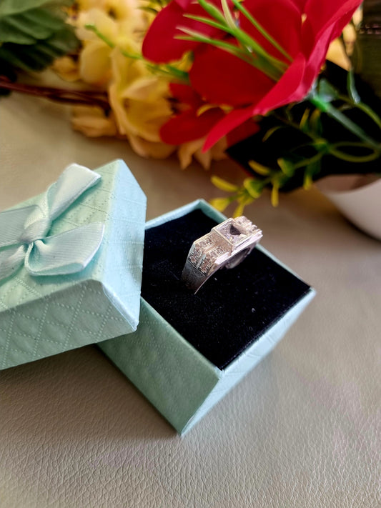 Sliver men's ring
