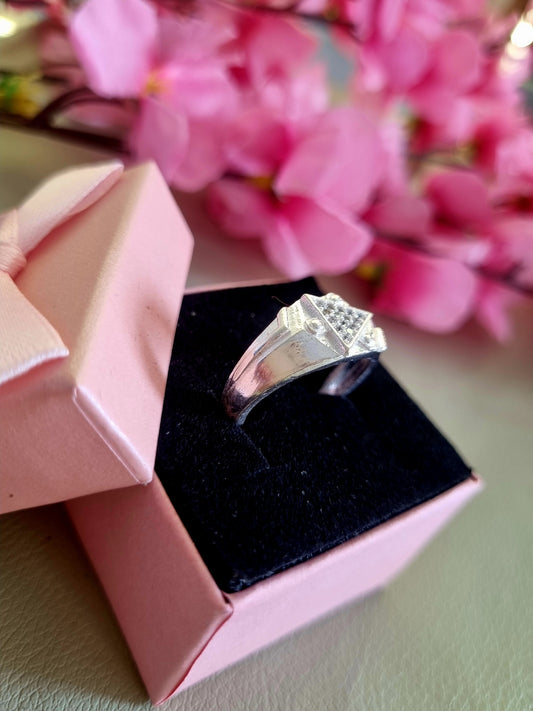 Sliver men's ring