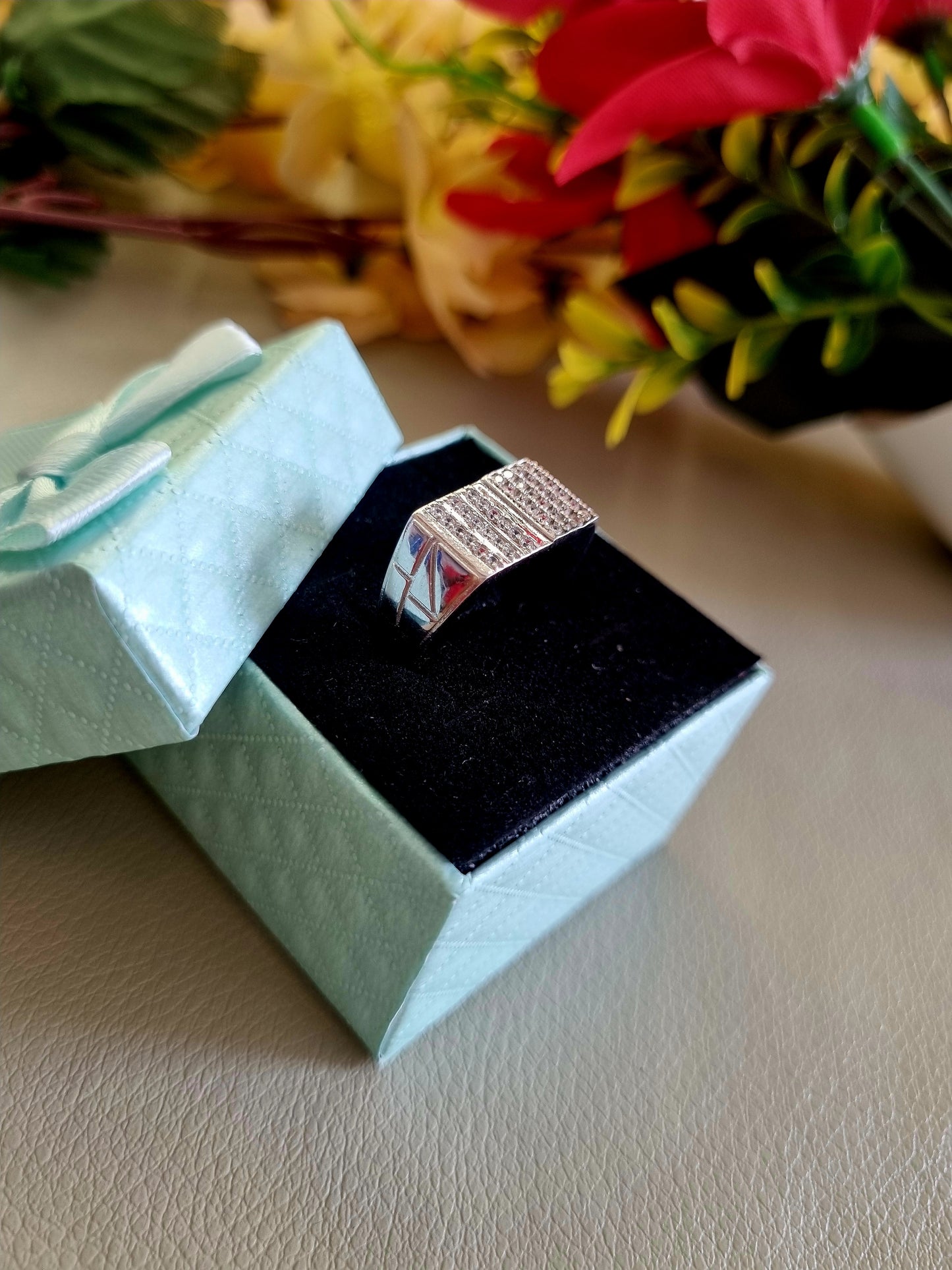 Sliver men's ring