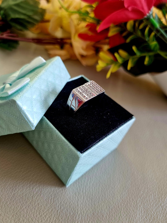 Sliver men's ring